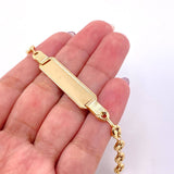 Pulso GC Placa Rectangular 4.35gr / 8 1/2 in / 5.4mm Oro Amarillo 18K ©