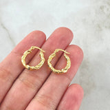 Candongas Emmi 1.5gr / 1.8cm / Oro Amarillo 18K ©