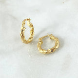 Candongas Emmi 1.6gr / 1.8cm / Oro Amarillo 18K ©