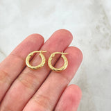 Hoop Earrings Sofi 1.65gr / 1.7cm / Yellow Gold 18K ©