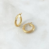 Candongas Sofi 1.45gr / 1.7cm / Oro Amarillo 18K ©