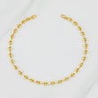 Tobillera GC 2.95g / 9 3/4 in / 3.8mm Oro Amarillo 18K