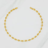 Tobillera GC 2.95g / 9 3/4 in / 3.8mm Oro Amarillo 18K