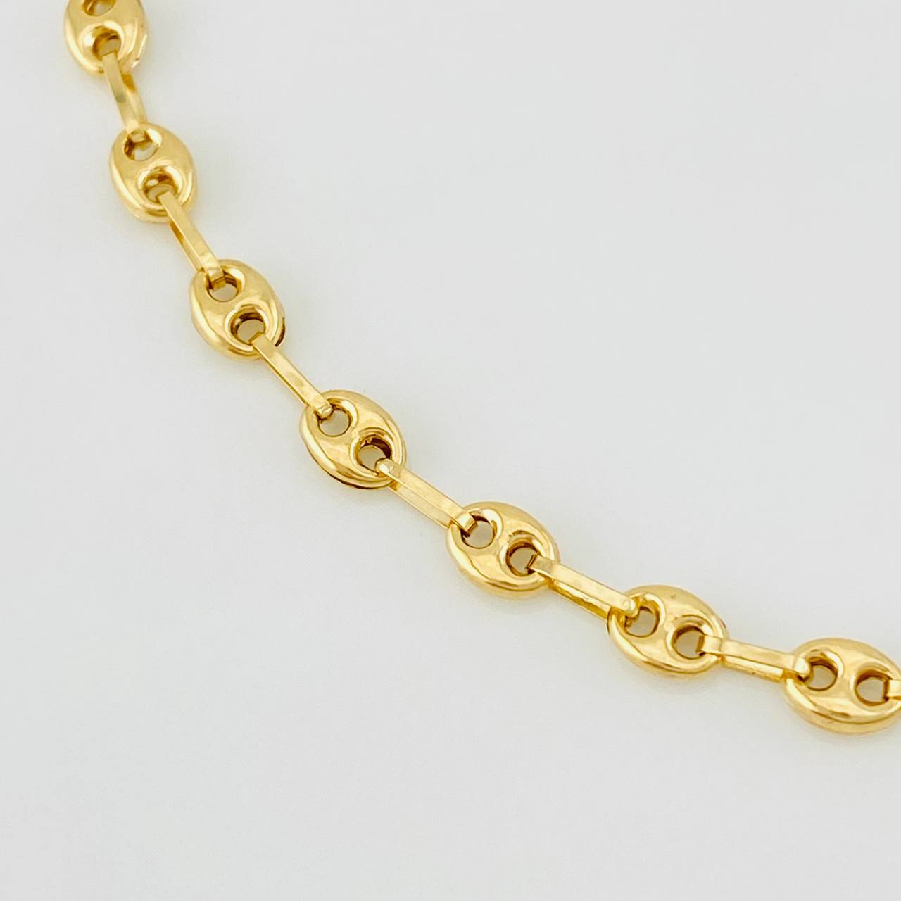 Tobillera GC 2.95g / 9 3/4 in / 3.8mm Oro Amarillo 18K