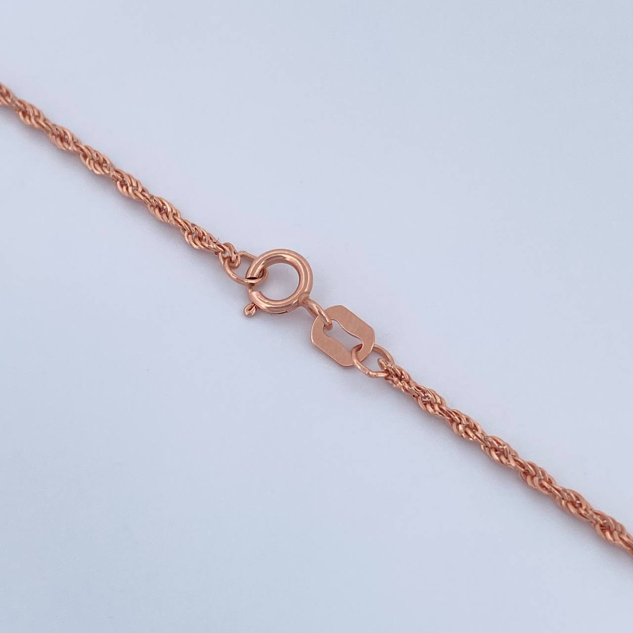 Rope Chain 1.2gr / 50cm / 1.4mm Rose Gold +3 18K $