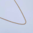 Cadena Militar 2.7gr / 60cm / 1mm Diamantada Oro Amarillo +3 18K $