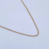 Cadena Militar 2.55gr / 60.4cm / Oro Amarillo +3 18K $