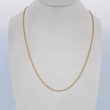 Cadena Militar 2.7gr / 60cm / 1mm Diamantada Oro Amarillo +3 18K $