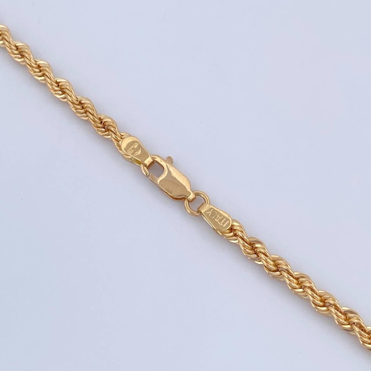 Rope Chain 8.2gr / 60cm / 2.7mm Yellow Gold +3 18K $