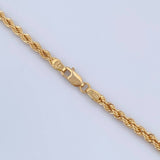 Rope Chain 8.2gr / 60cm / 2.7mm Yellow Gold +3 18K $