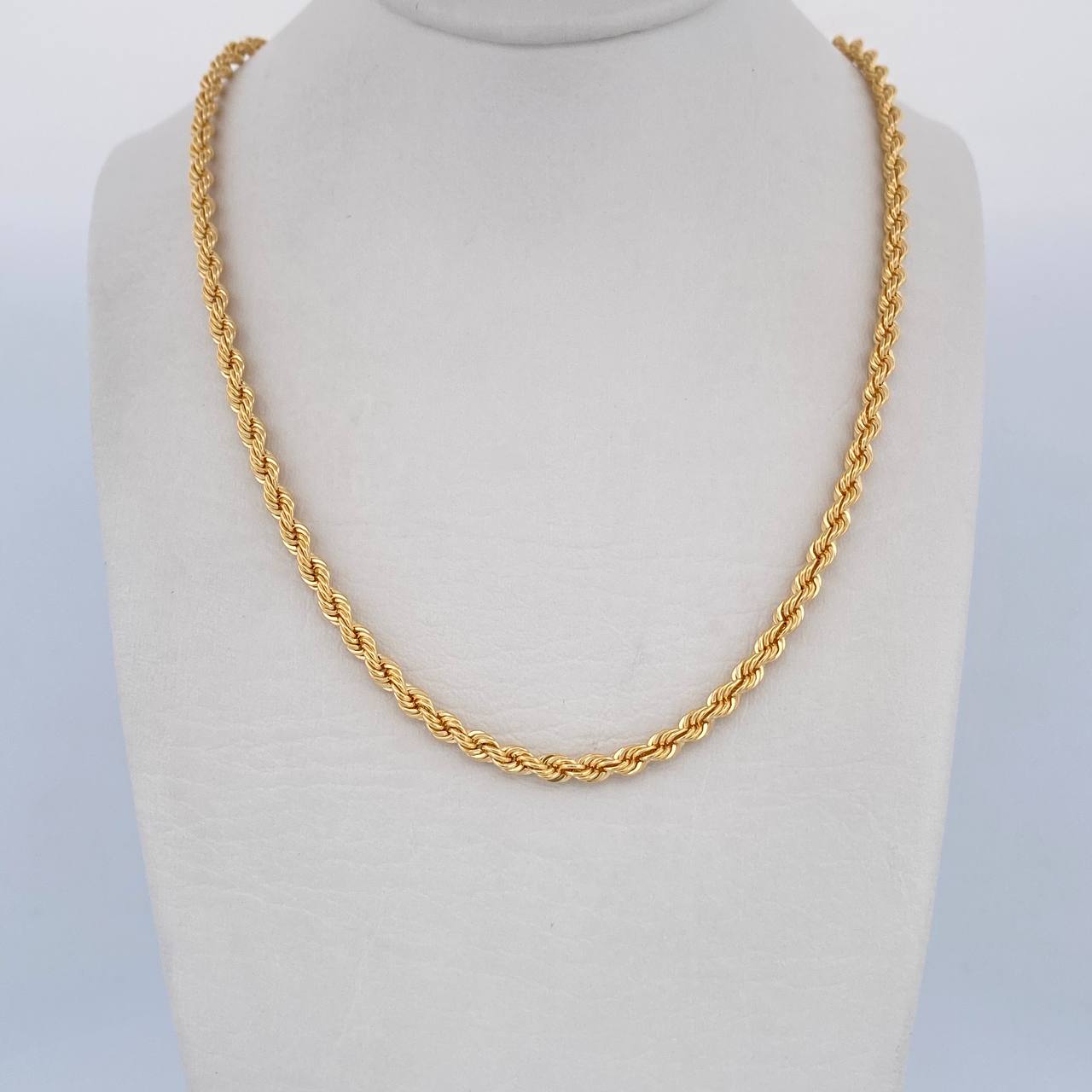 Rope Chain 8.2gr / 60cm / 2.7mm Yellow Gold +3 18K $
