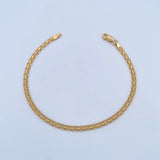 Bracelet 2.5gr / 20cm / 3.3mm Yellow Gold +1 18K $