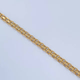 Bracelet 2.5gr / 20cm / 3.3mm Yellow Gold +1 18K $
