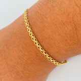 Bracelet 2.5gr / 20cm / 3.3mm Yellow Gold +1 18K $