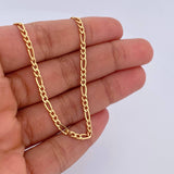 Tobillera Figaro 2.1gr / 23.3cm / 2.9mm Oro Amarillo +1 18K $