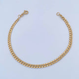 Cuban Links Bracelet 2.4gr / 19cm / 3.4mm Yellow Gold +1 18K $