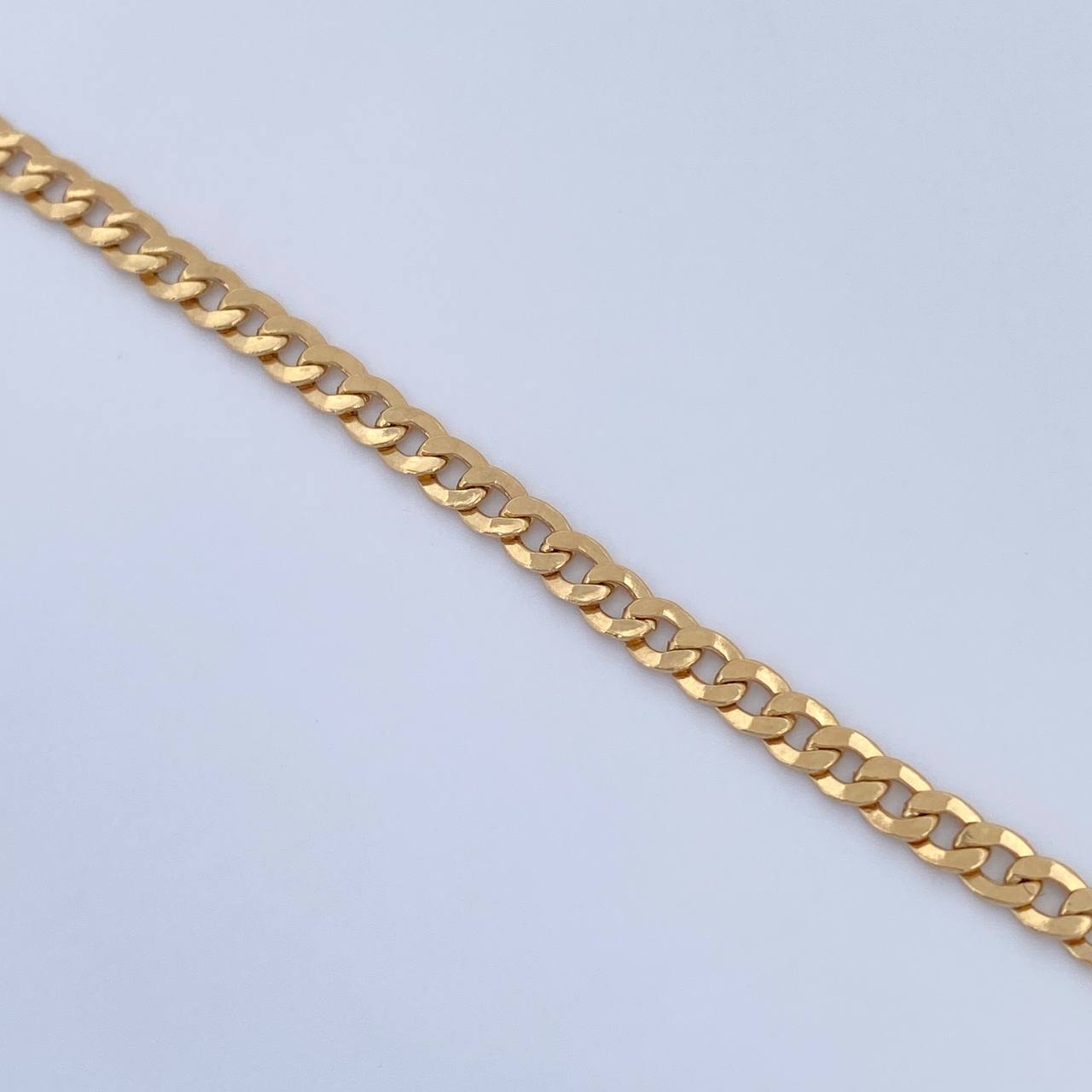 Cuban Links Bracelet 2.4gr / 19cm / 3.4mm Yellow Gold +1 18K $