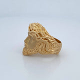 Christ Face Ring 11.6gr / Size 10 1/2 / 18K Gold $