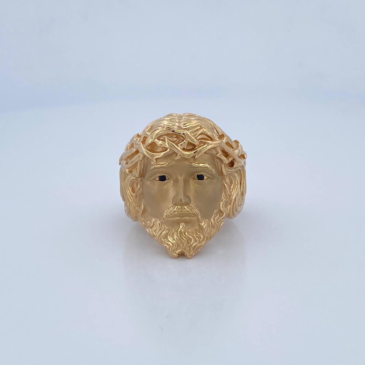 Christ Face Ring 11.8gr / Size 9 3/4 / 18K Gold $