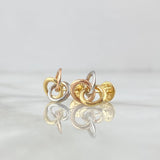 Stud Earrings Helice 0.95gr / Tres Oros