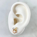 Stud Earrings Helice 0.95gr / Tres Oros