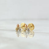 Trio Beads Stud Earrings 0.55gr / 18K Gold ©