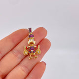 Dije Pato Bolsas Dinero 6.2g / 1 1/4 in Oro Amarillo 18K