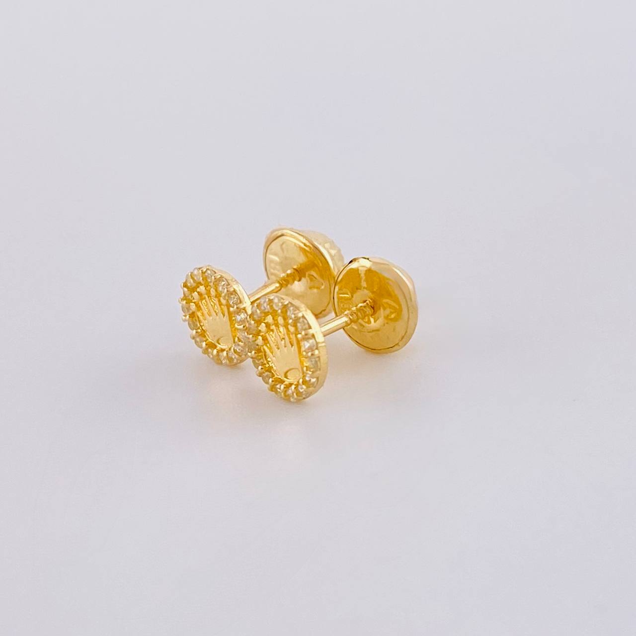 Topos Corona Circular 0.7g / in / 5.7mm Oro Amarillo 18K