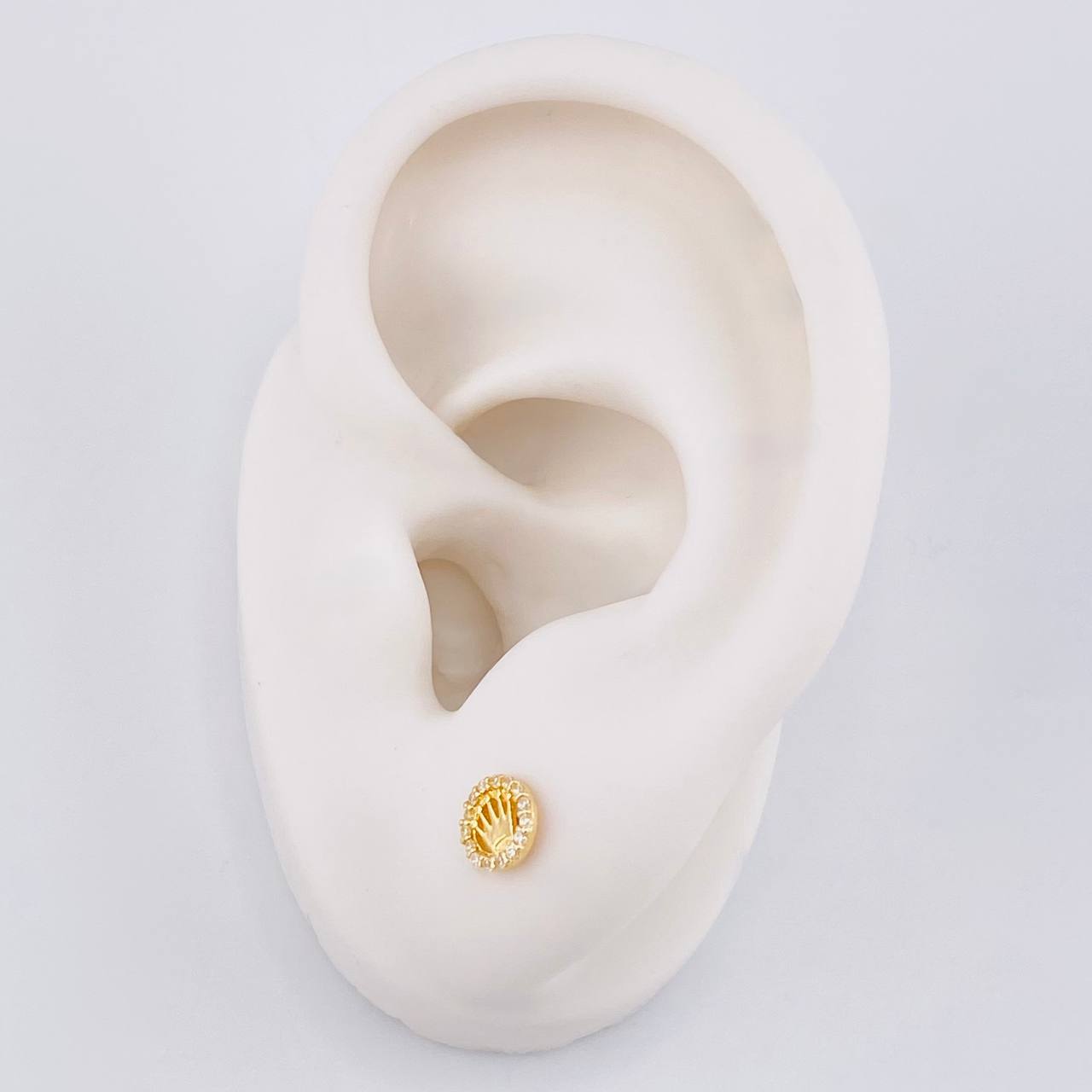 Topos Corona Circular 0.7g / in / 5.7mm Oro Amarillo 18K