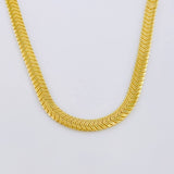 Flat Snake Chain Monaco 12.05g / 16 1/4 in / 5mm Yellow Gold 18K