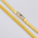 Flat Snake Chain Monaco 12.05g / 16 1/4 in / 5mm Yellow Gold 18K