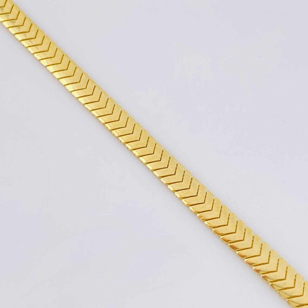 Flat Snake Chain Monaco 12.05g / 16 1/4 in / 5mm Yellow Gold 18K