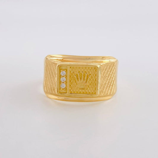 Anillo Deluxe 4g / T13 1/2 Oro Amarillo 18K