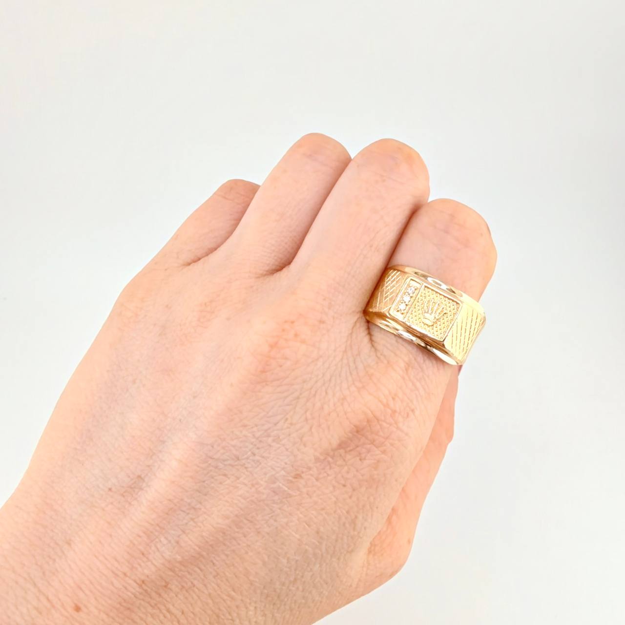 Anillo Deluxe 4g / T13 1/2 Oro Amarillo 18K