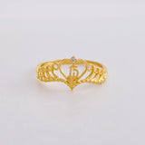 Anillo Tiara 15s 1.4g / T5 3/4 Oro Amarillo 18K