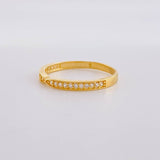 Anillo Infinity Carril 1.25g / T5 3/4 Oro Amarillo 18K