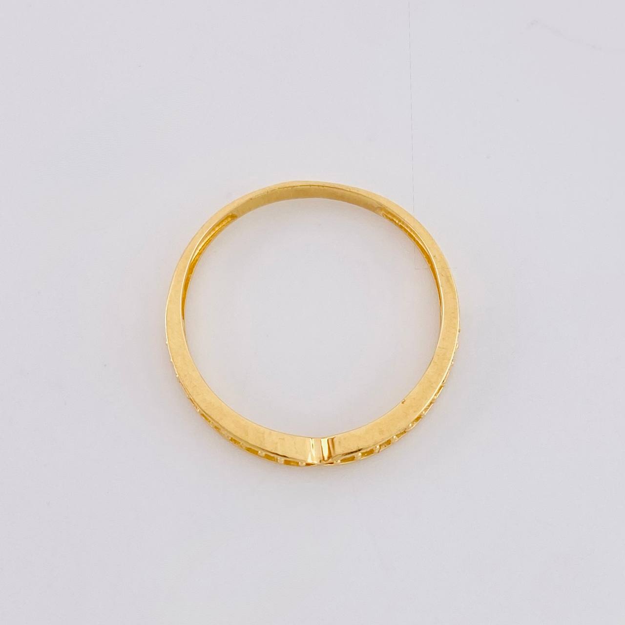 Anillo Infinity Carril 1.25g / T5 3/4 Oro Amarillo 18K