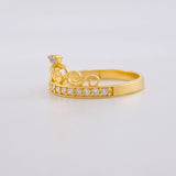 Anillo Aurora 15s 1.6g / T7 1/4 Oro Amarillo 18K