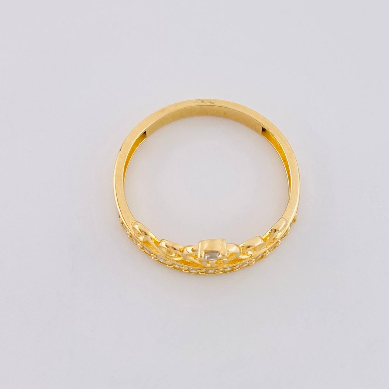 Anillo Aurora 15s 1.3g / T4 3/4 Oro Amarillo 18K