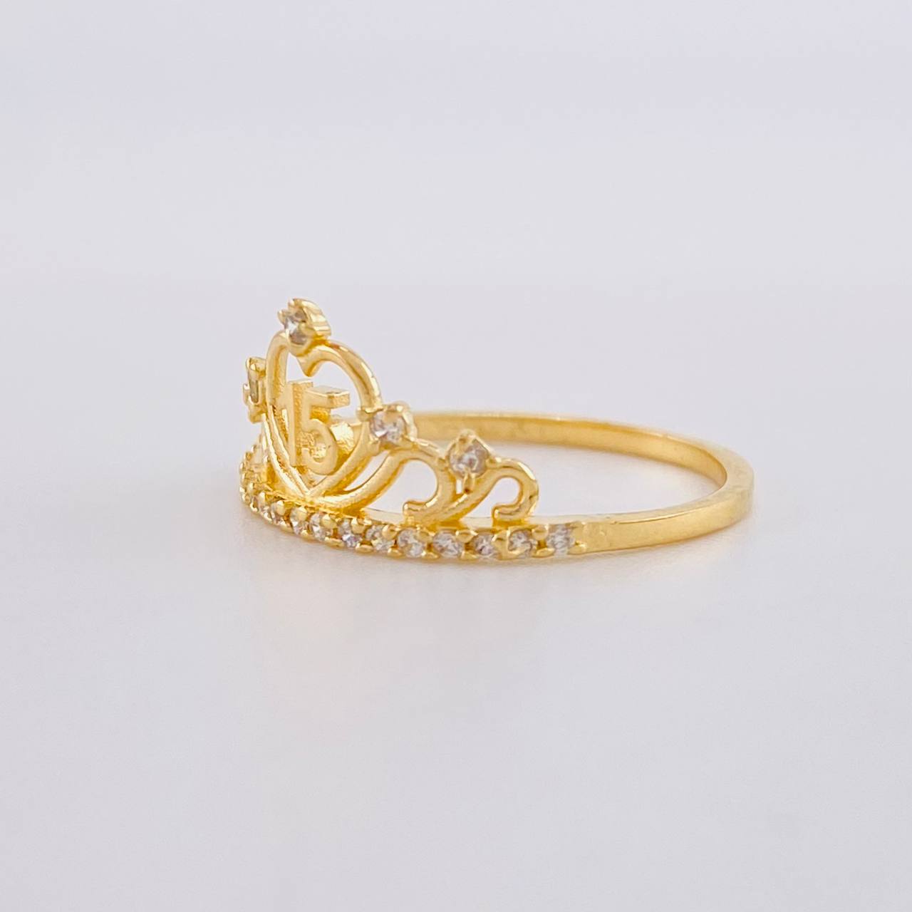 Anillo Aurora 15s 1.7g / T4 1/4 Oro Amarillo 18K