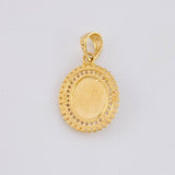 Pendant Virgin of Guadalupe 2.85g / 1 in Three Golds 18K