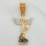 Dije San Miguel Arcangel 4.7 g / 1 1/2 in Tres Oros 18K