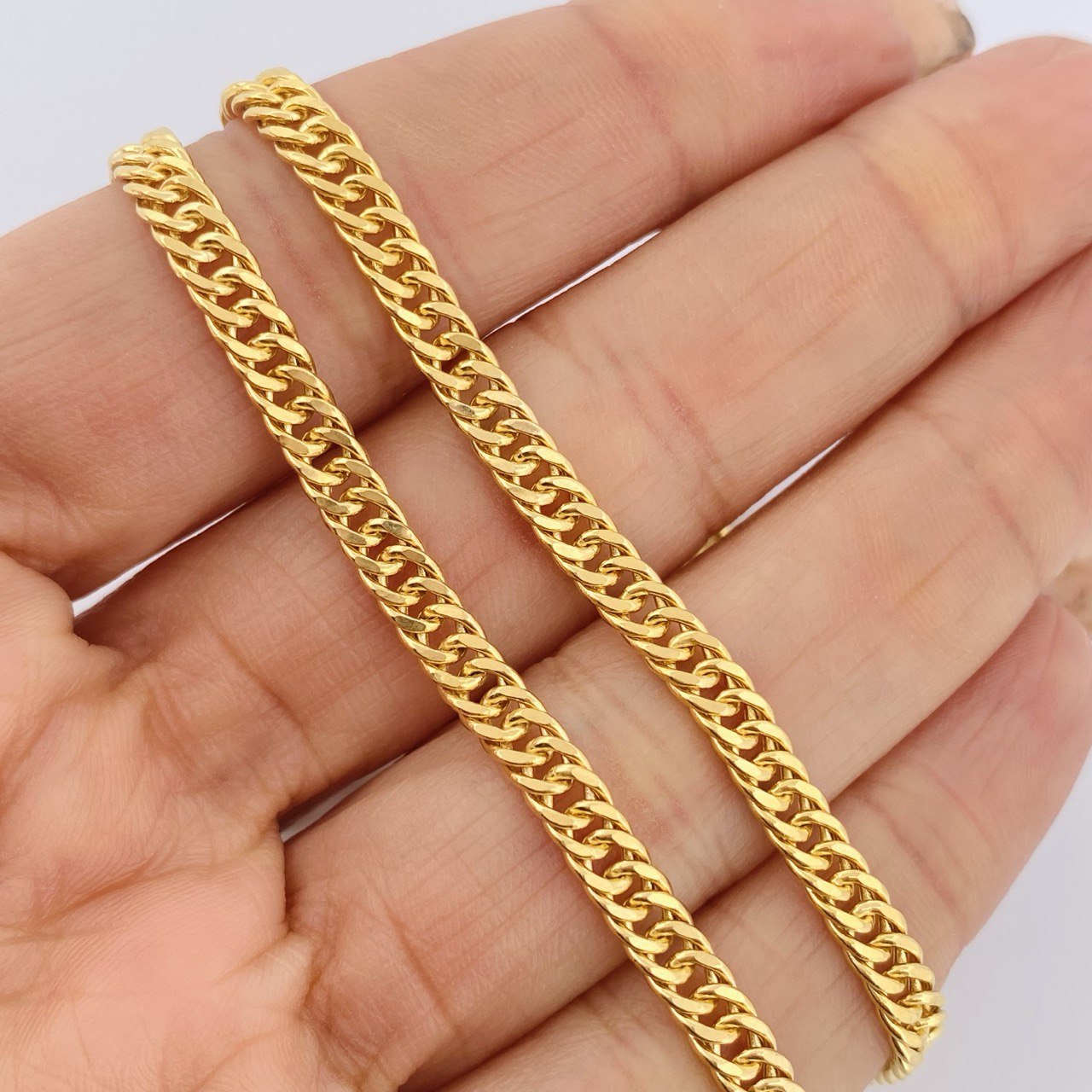 Cuban Links Reticulated 12.85gr / 23.6in / +3 18K Gold $