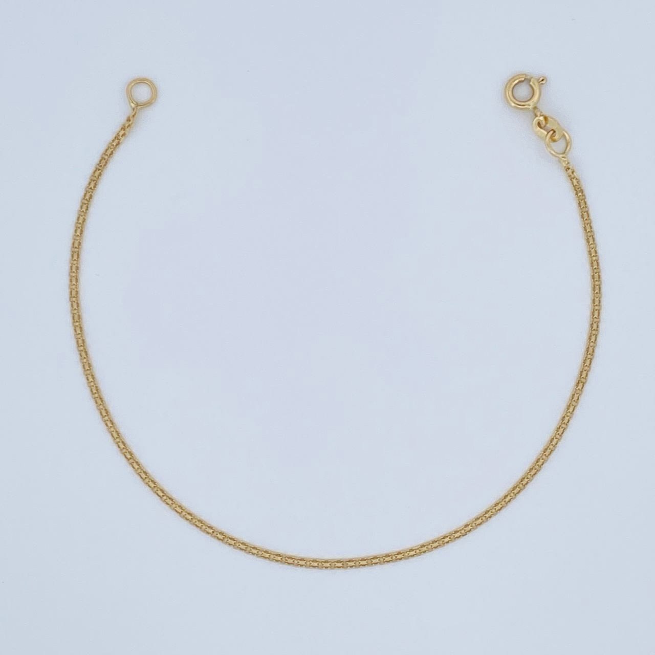 Chinese Bracelet 1.25gr / 7.6in / +1 18K Gold $