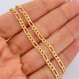 Figaro Chain 6.2gr / 24.0in / +1 18K Gold $