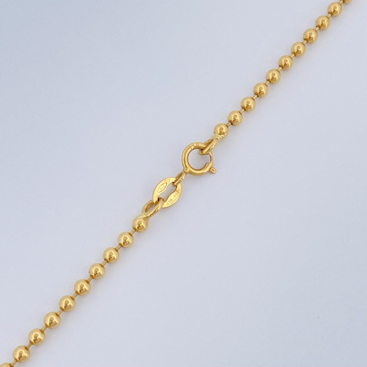 Cadena Militar 8.2gr / 50cm / +3 Oro 18K $