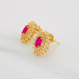 Stud Earrings Sparkle 4.2g / in / 12.74mm Yellow Gold 18K