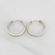 Hoop Earrings Screw 6.05g / 1 in White Gold 18K
