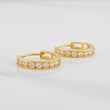 Hoop Earrings Carril 1.2g / 1/2 in Yellow Gold 18K