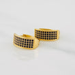 Hoop Earrings Tokio 2.85g / 1/2 in Yellow Gold 18K